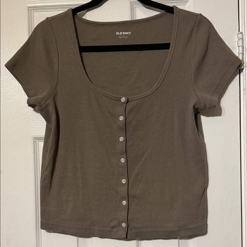 💜 Old Navy Ribbed Shirt